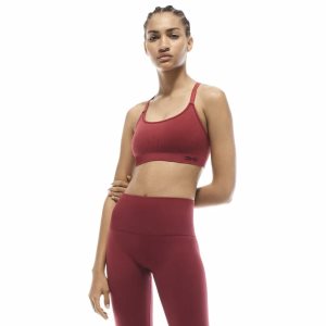 Reebok VB Seamless Bh Damen - Rot - DE 247-AKC